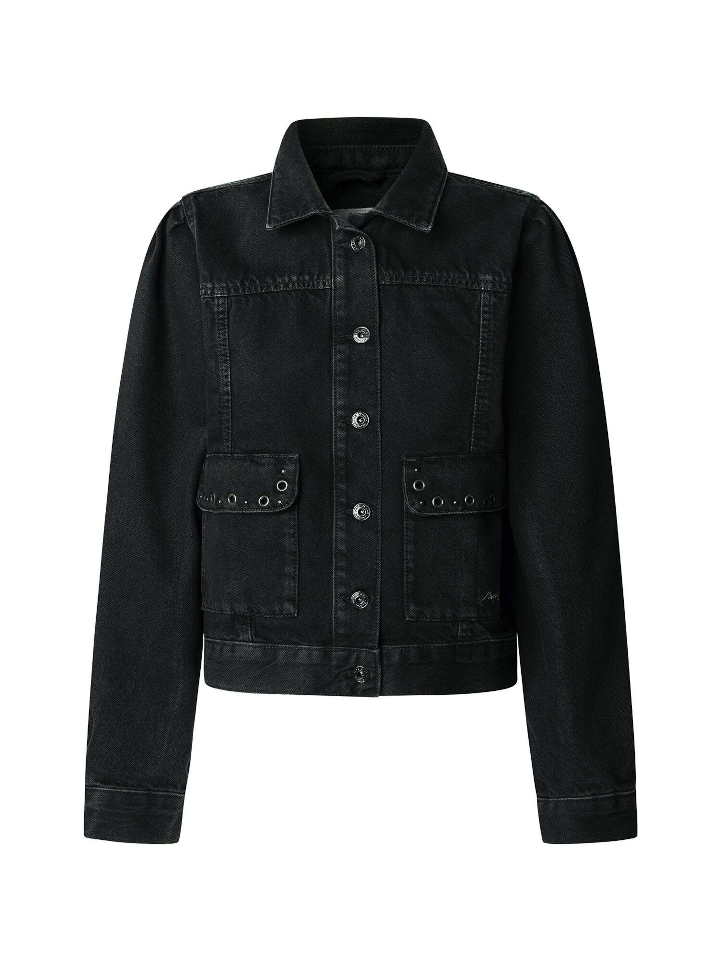 Pepe Jeans Tussenjas 'SUNNY BLK' in Zwart: voorkant
