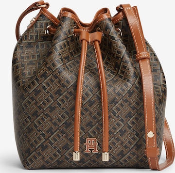 TOMMY HILFIGER Beuteltasche in Schwarz: Vorderseite