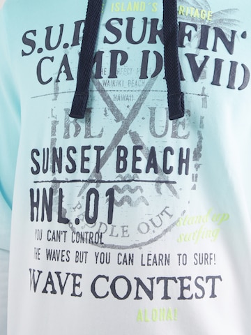 CAMP DAVID Sweatshirt 'Sunset Beach' in Blue