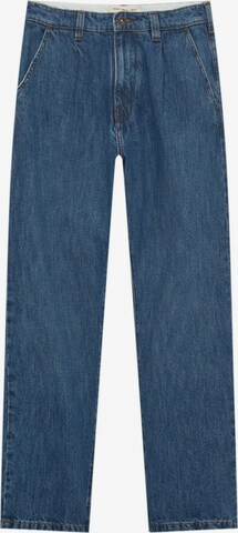 Pull&Bear Jeans med lægfolder i blå: forside