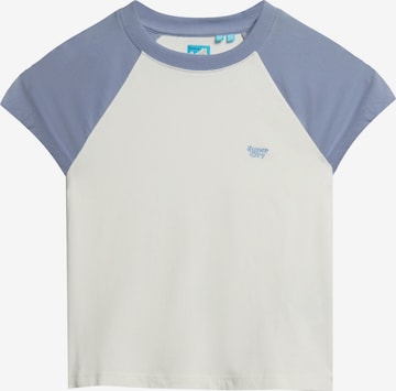 Superdry Shirt 'Essential' in Wit: voorkant