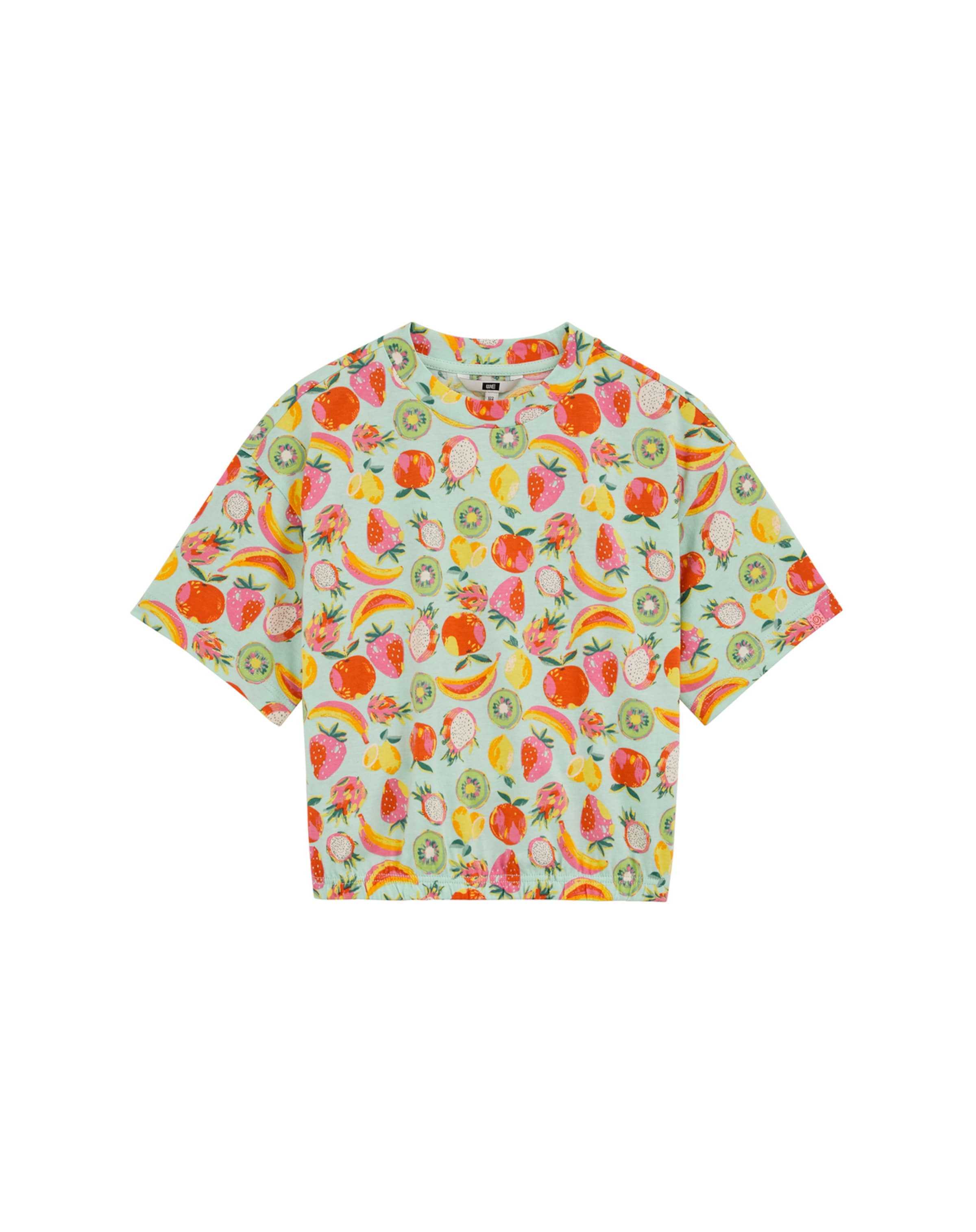 T-Shirt WE Fashion en vert : devant