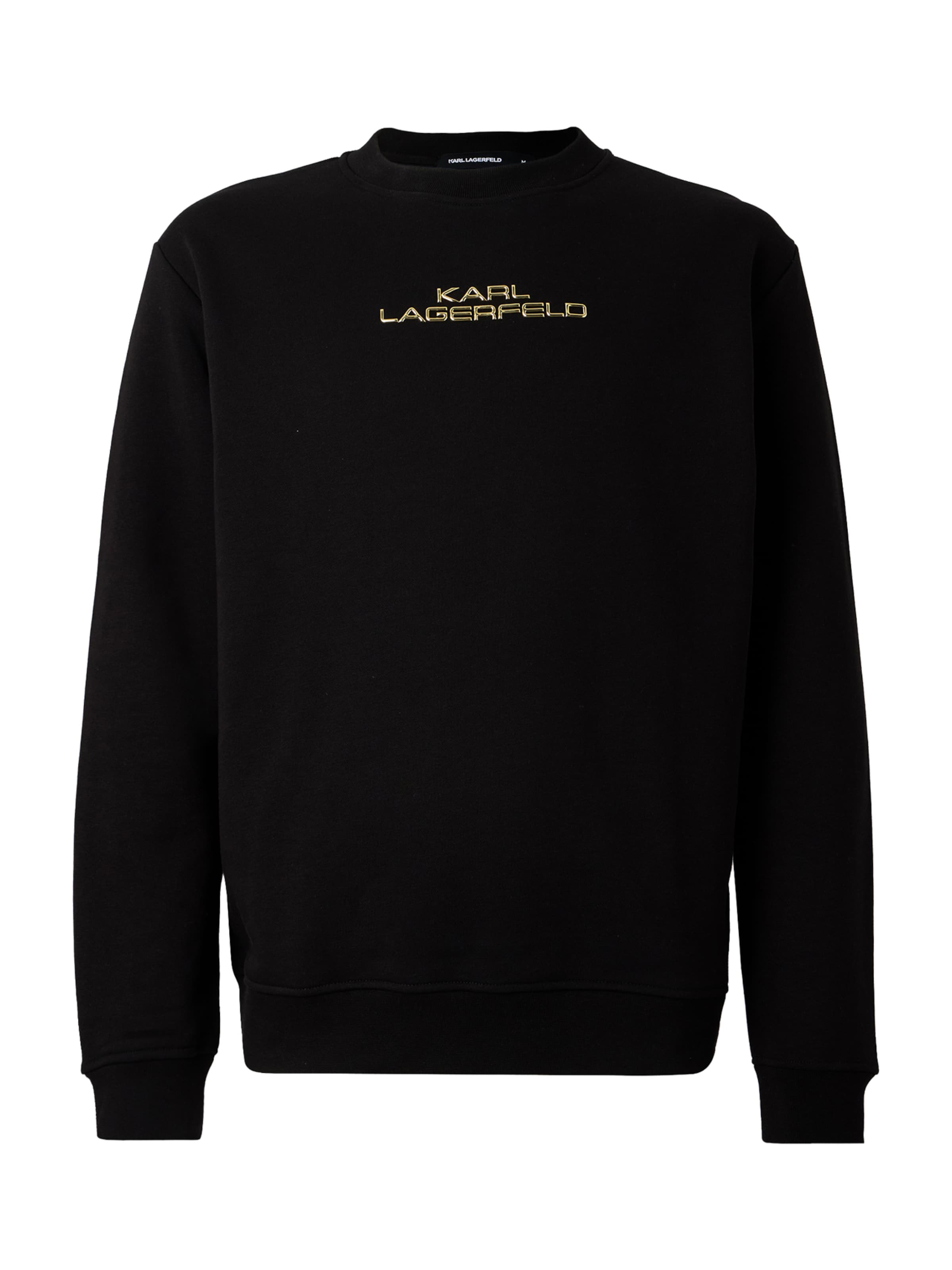 Karl Lagerfeld Μπλούζα φούτερ σε μαύρο: μπροστά