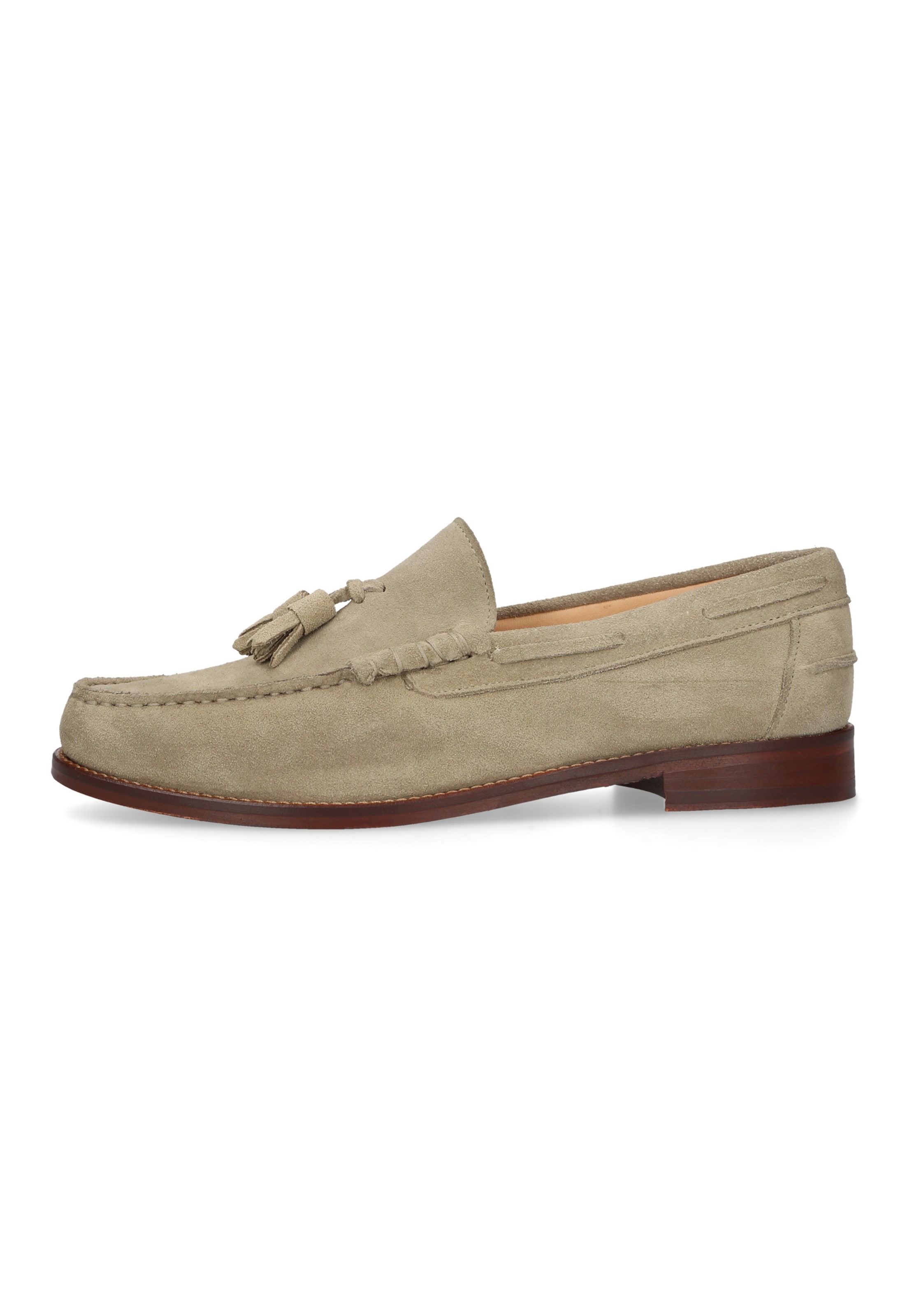 Henry Stevens Slip-ons 'Riley' in Beige: front
