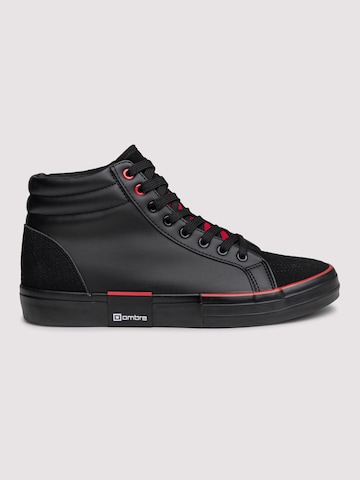 Ombre Sneakers hoog in Zwart