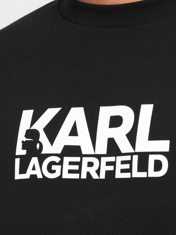 juoda Karl Lagerfeld Megztinis be užsegimo