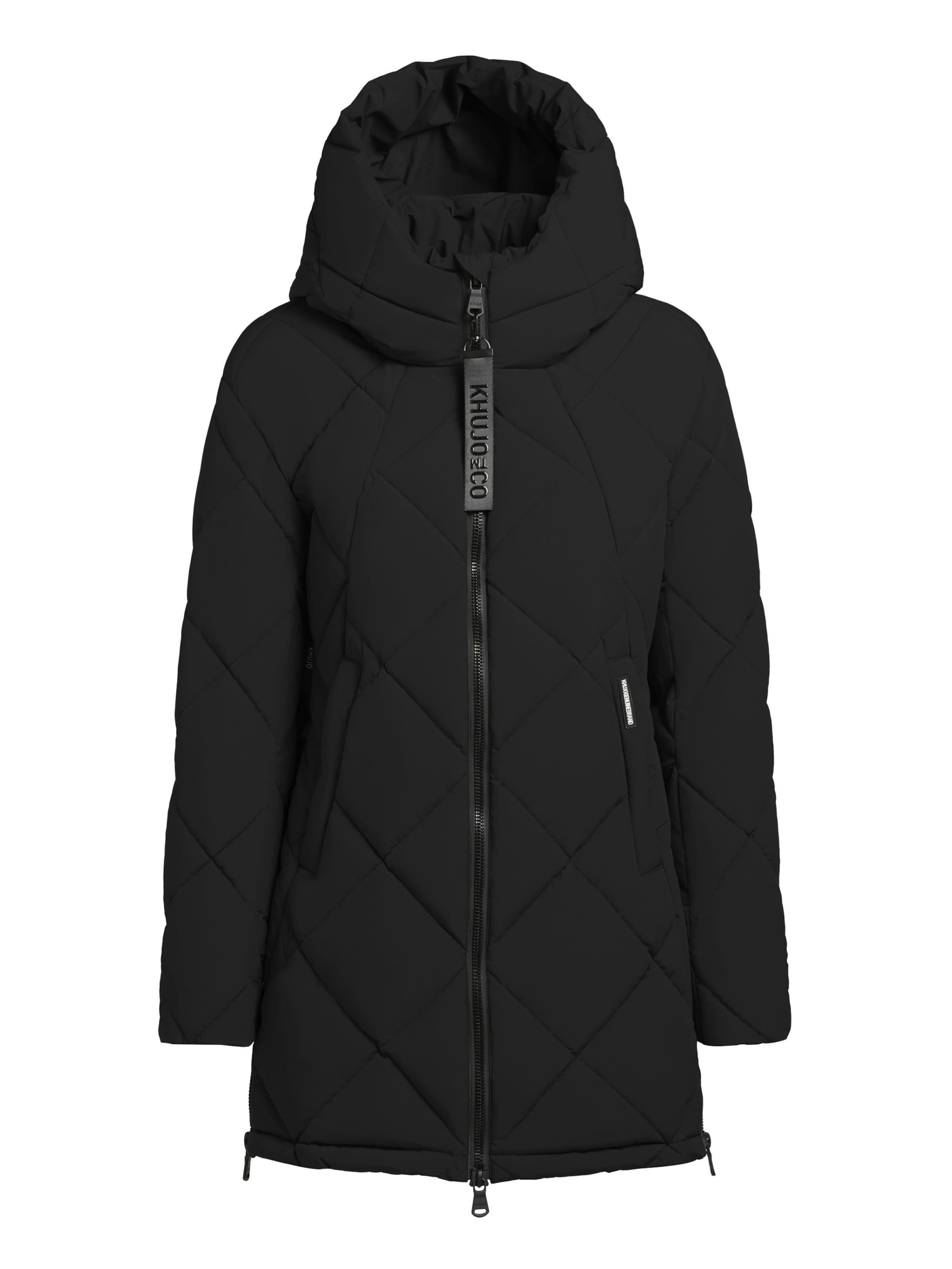 khujo Winter jacket 'PEBB' in Black: front