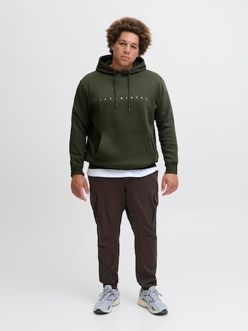 Jack & Jones Plus Sweatshirt 'JJEStar' in Green