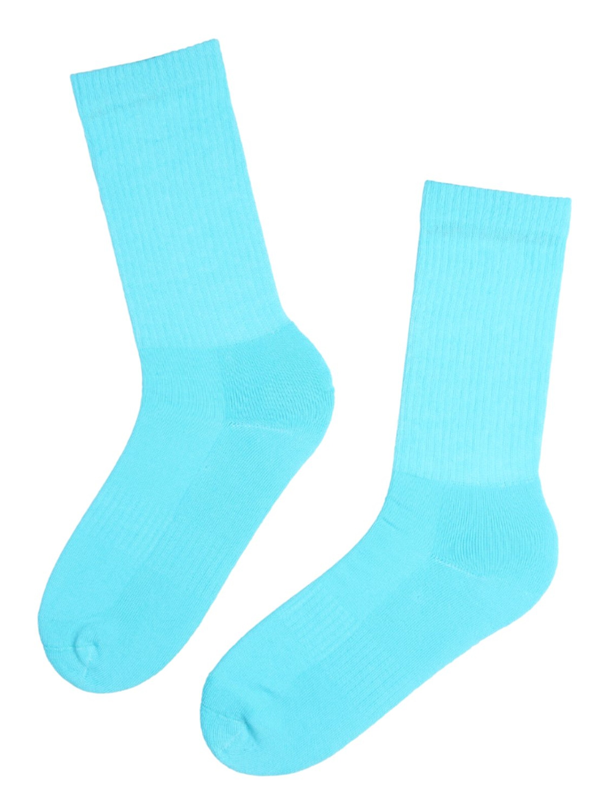 Sokisahtel Chaussettes ''Tennis'' en 36-40 en bleu, Vue avec produit
