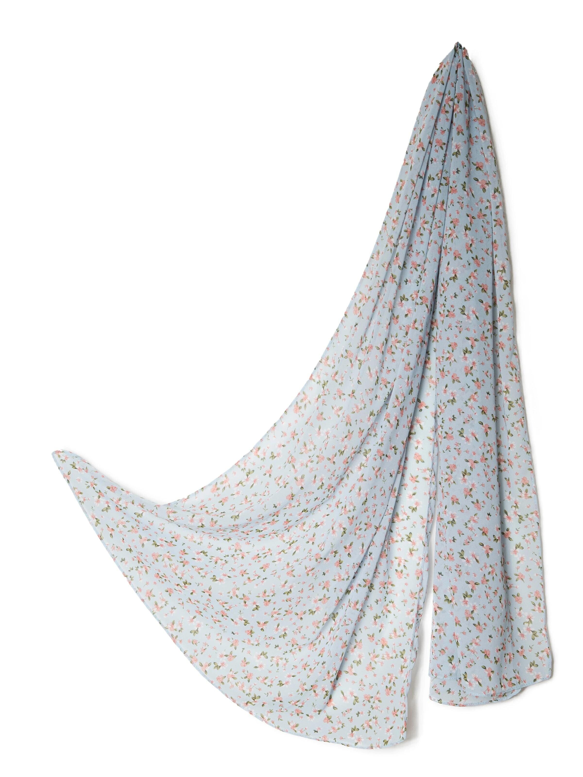 MayTree Scarf in Blue: front