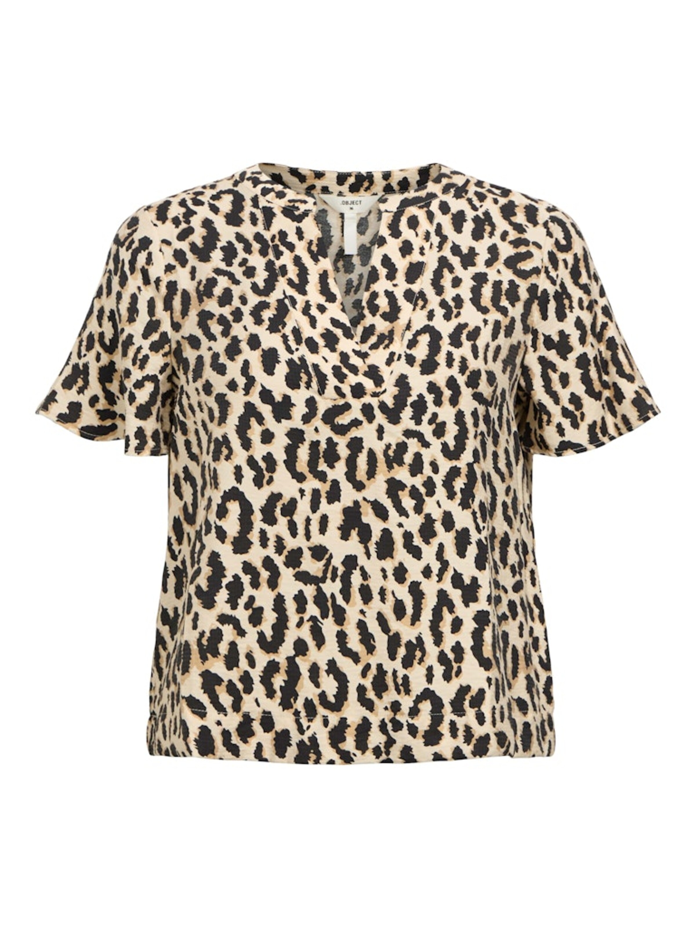 OBJECT Bluzka w kolorze beżowy: przód