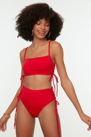 Trendyol - Cueca biquíni em vermelho