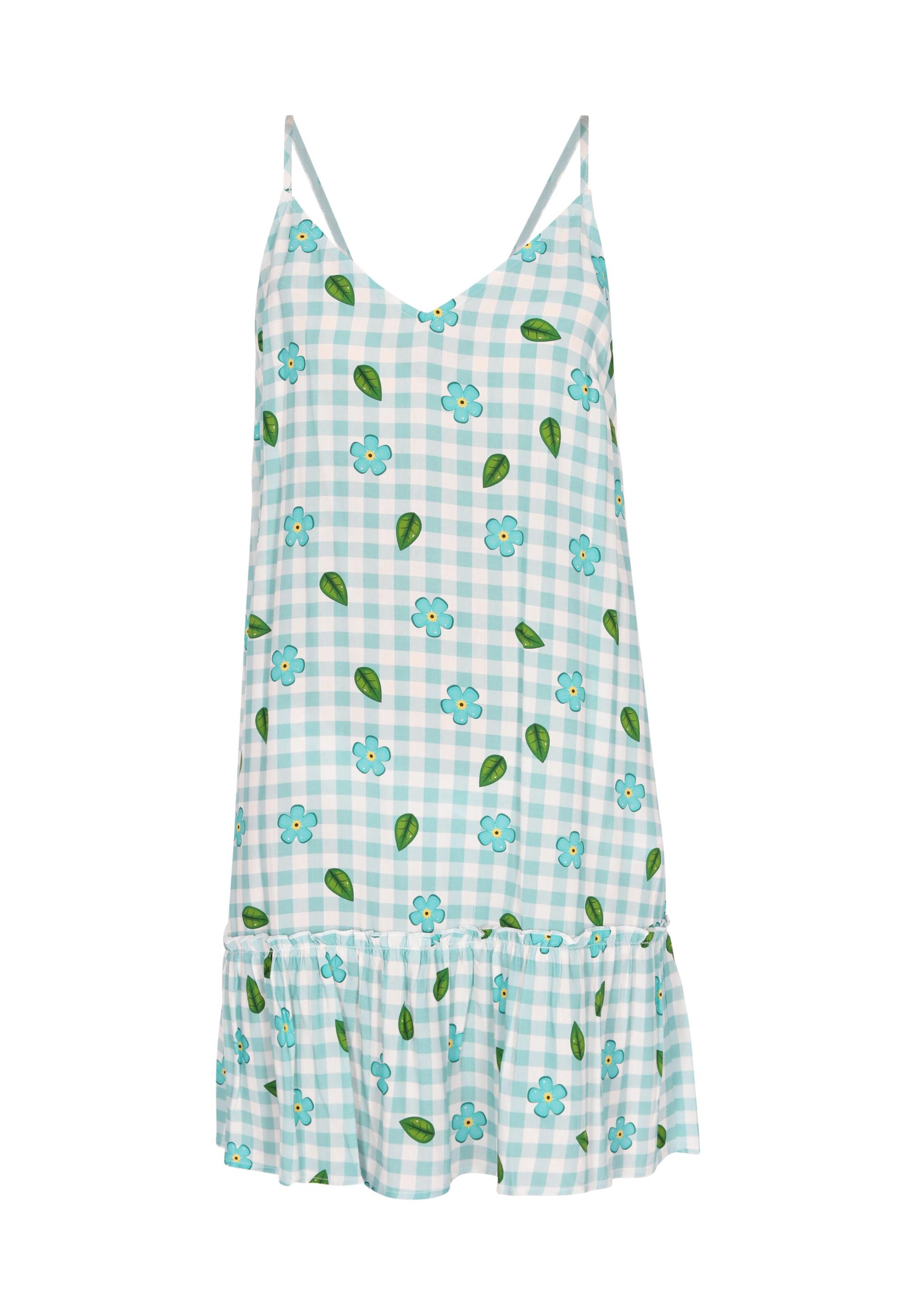 ECY Summer dress in Green: front
