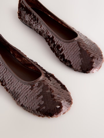 Next Балетки в Коричневый