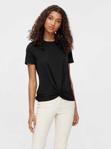 OBJECT قميص 'Stephanie' بلون أسود: الأمام