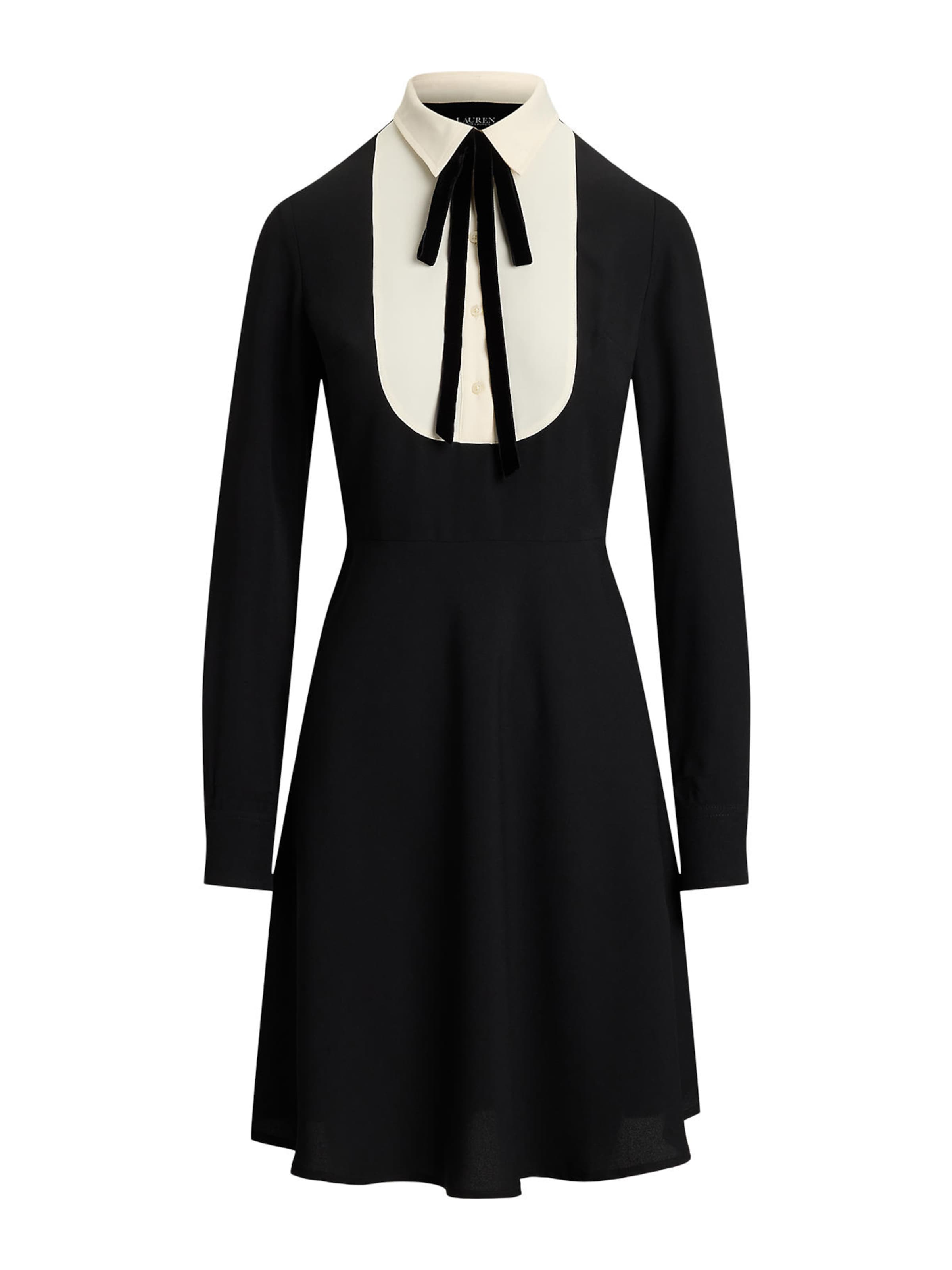 Lauren Ralph LaurenKošulja haljina 'LEYTHIA' - crna boja: prednji dio