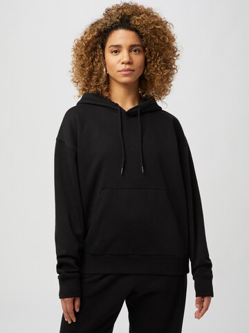 WEEKDAYSweater majica 'Alisa' - crna boja: prednji dio