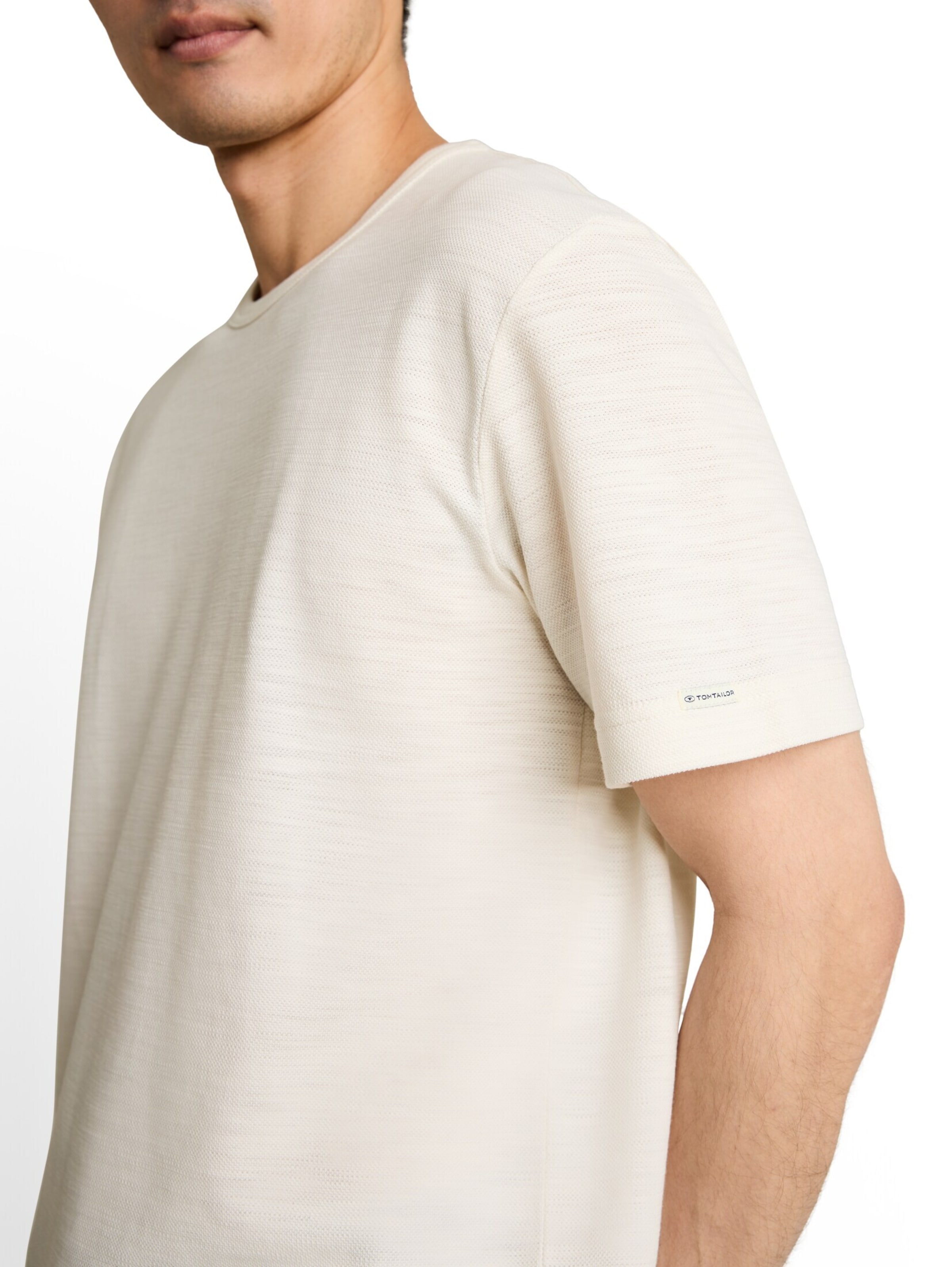 TOM TAILOR T-Shirt in Weiß
