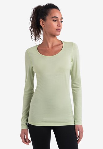 ICEBREAKER Functioneel shirt 'Oasis' in Groen: voorkant