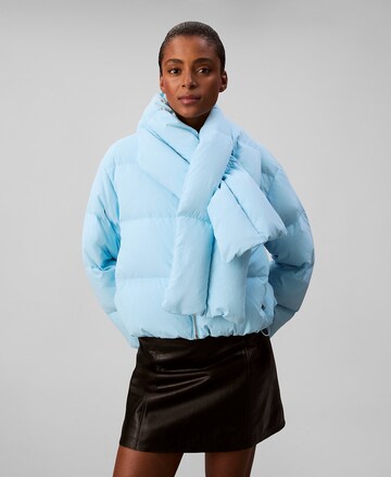 Calvin Klein Winterjas in Blauw: voorkant