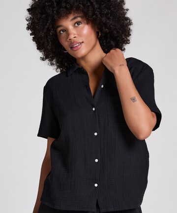 Hunkemöller Slaapshirt in Zwart