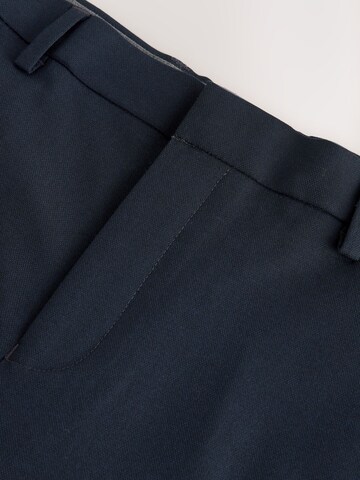 Next Regular Pleated Pants 'Motionflex' in Blue
