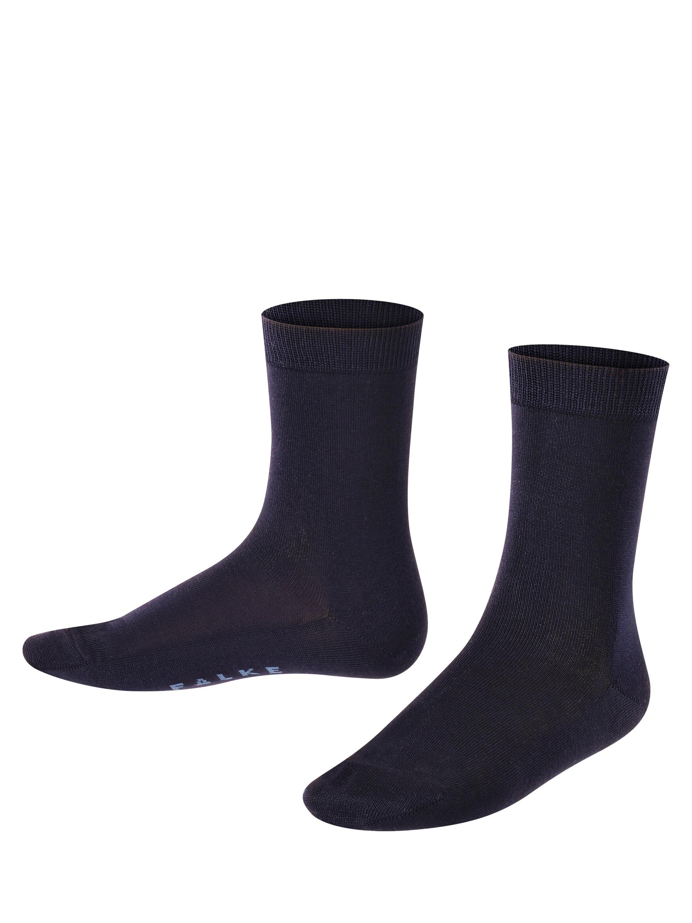 FALKE Socks 'Cotton Finesse' in Blue: front