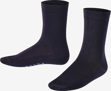 FALKE Socks 'Cotton Finesse' in Blue: front