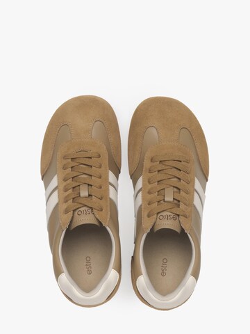 Estro Sneakers laag '809-50' in Bruin