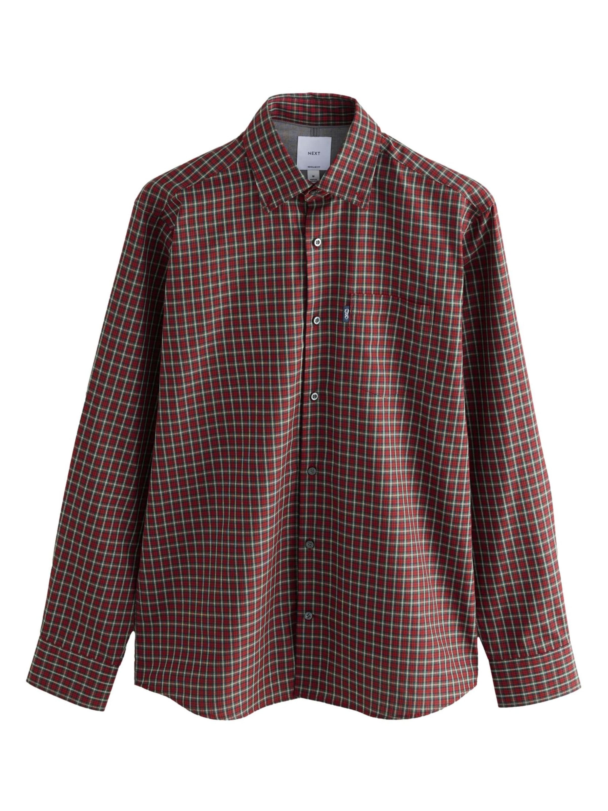 Next Regular Fit Hemd in Rot: Vorderseite