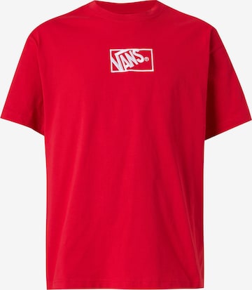 T-Shirt VANS en rouge : devant