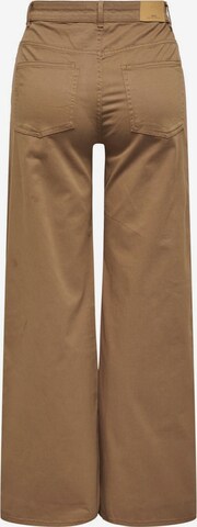 Wide Leg Pantalon ONLY en marron