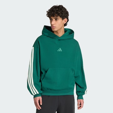Hanorac sport de la ADIDAS SPORTSWEAR pe verde: față