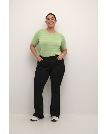 Coupe slim Jean 'Dina' KAFFE CURVE en noir