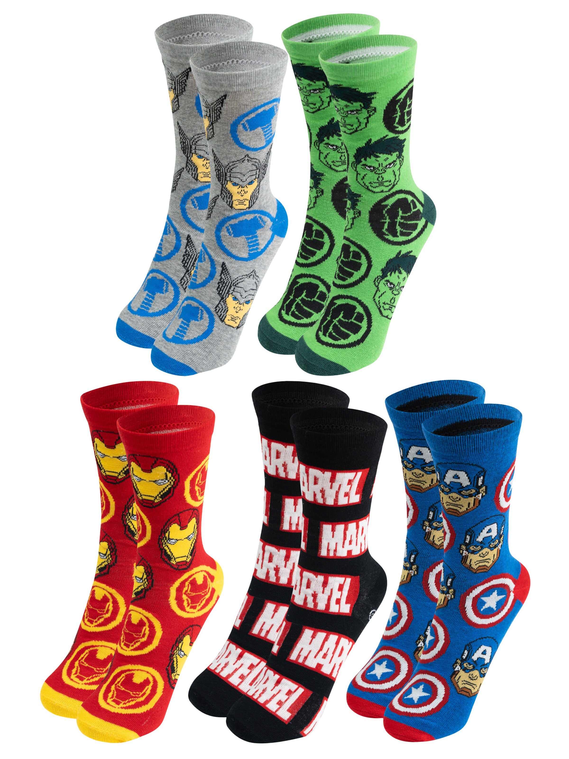 Marvel Avengers Socks in Mixed colours: front