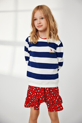 KIDS ONLY Sweatshirt 'Serena' i vit: framsida