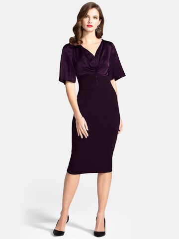 Rochie de cocktail 'Emma' de la HotSquash pe mov