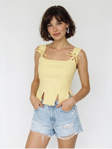 Bianco Lucci - Top em amarelo