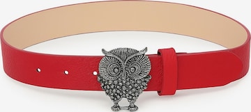 COLLEZIONE ALESSANDRO Belt 'Eule' in Red: front