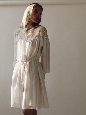 Honnête Atelier Jurk 'Mae' in Beige