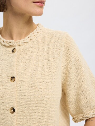 Cardigan SELECTED en beige