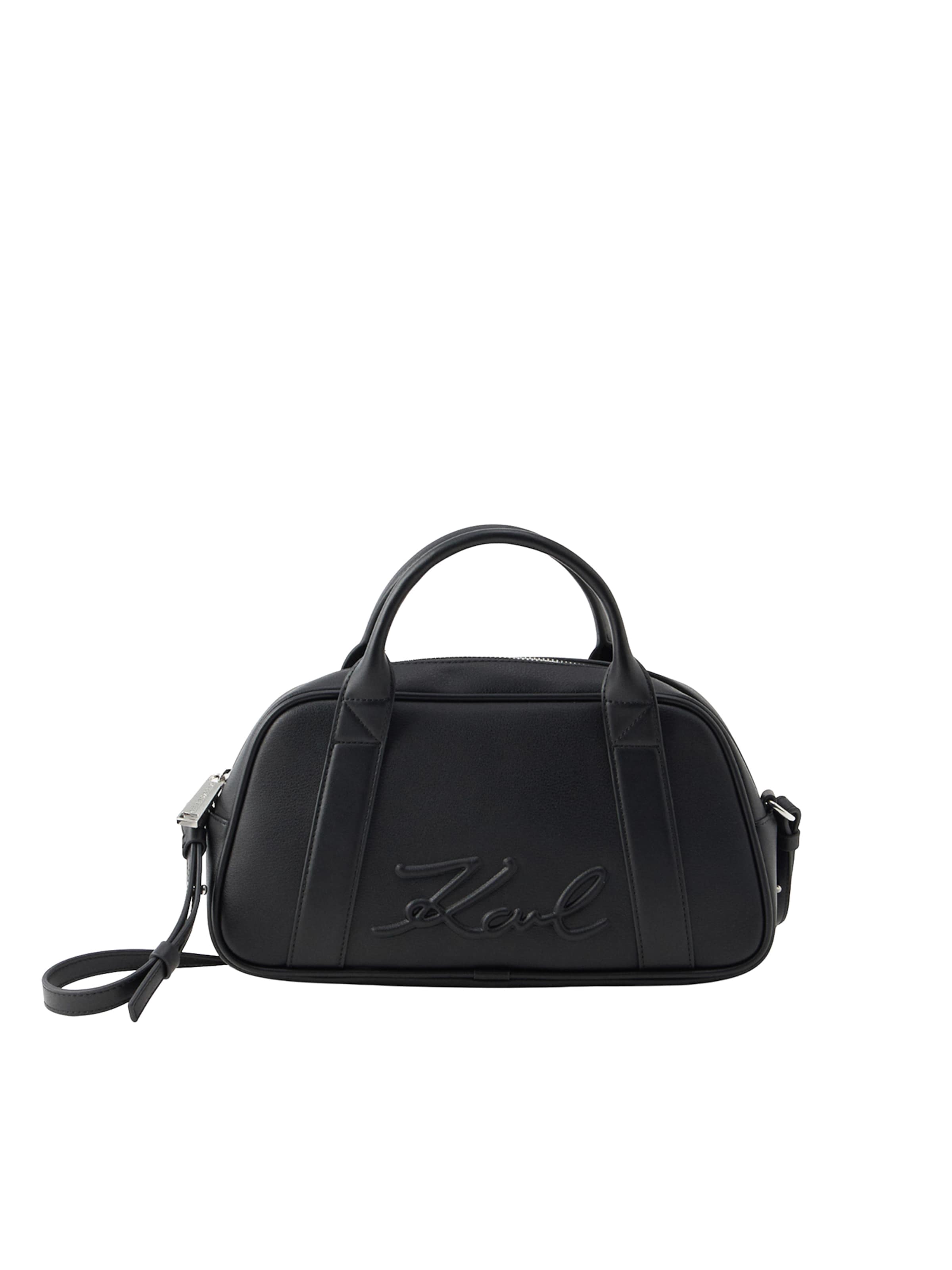 Karl Lagerfeld Дамска чанта 'VILLE' в черно: отпред