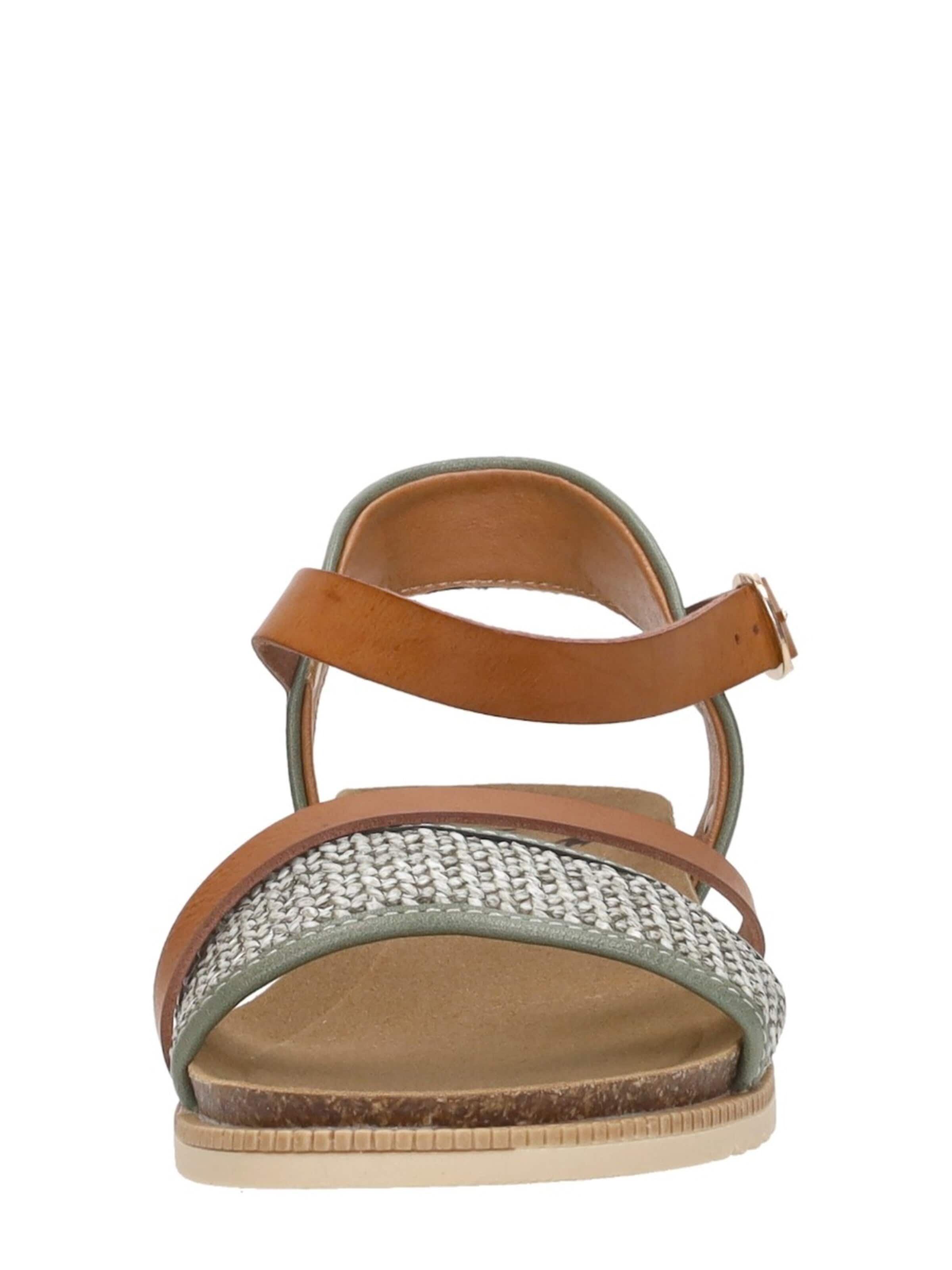 MUSTANG Sandal 'Sandalen Plat' in Green