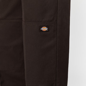 DICKIES Loose fit Trousers with creases 'Double Knee' in Black