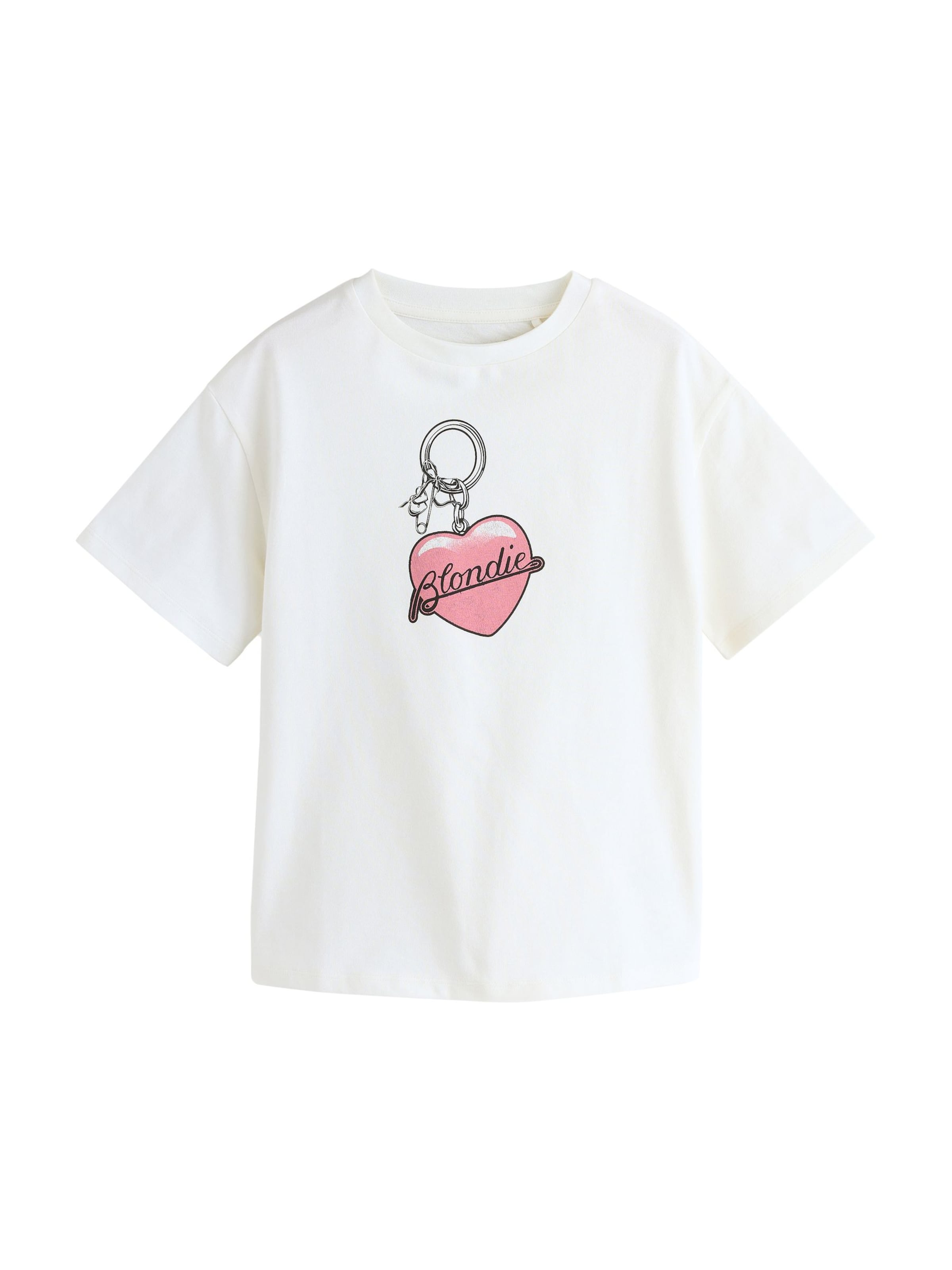 Maglietta 'Blondie' di Next in bianco: frontale