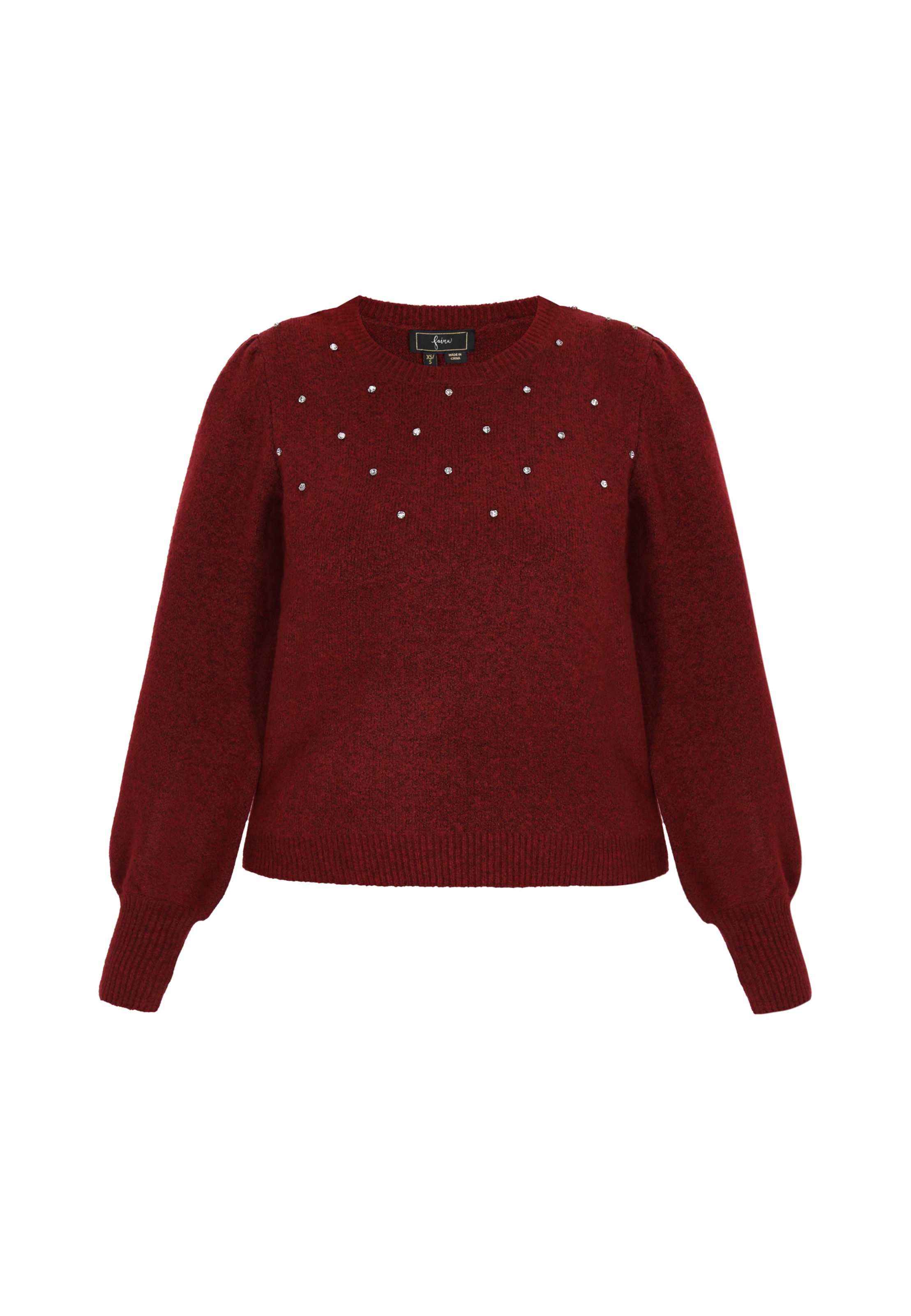 sarkans faina Džemperis: no priekšpuses