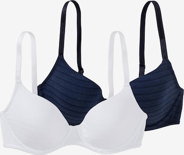 SPEIDEL T-shirt BH 'Cotton & More' in Blauw: voorkant
