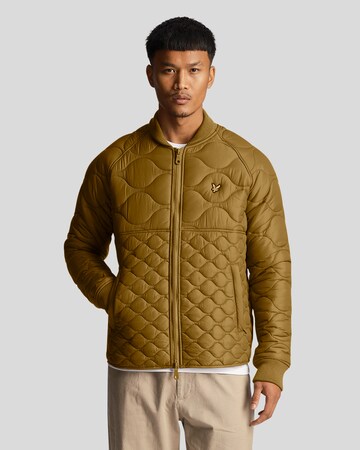 Veste mi-saison Lyle & Scott en vert : devant