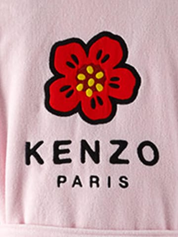 KENZO Long Bathrobe 'KBOKE' in Pink