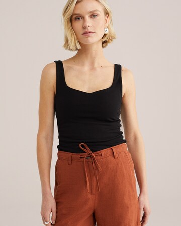 Haut WE Fashion en noir : devant